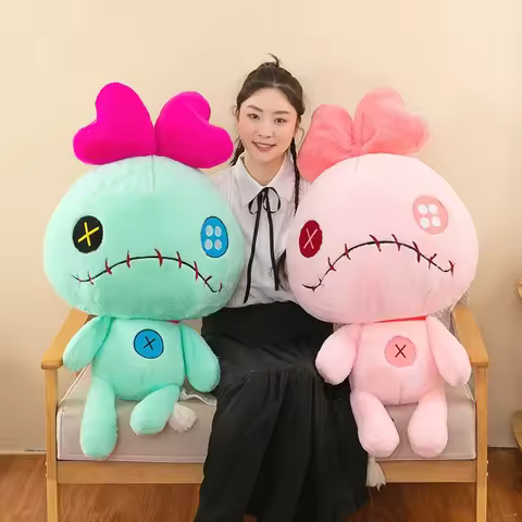Oversize 100cm Disney Stitch Little Monster Friends Plush Toys Scrump Cartoon Soft Stuffed Dolls Plu