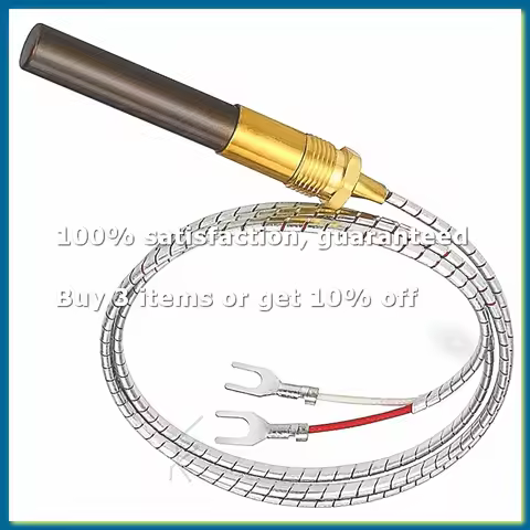 Gas Fryer Thermocouple, Thermopile Replacement Fryer Parts for 60125501, Gas Fryer Replacement-A49I