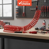 Red 1/4 inch x 25 feet I.D. 1/4 inch, 25 feet long Length: 7.62 meters comes with a 1/4 NPT universa