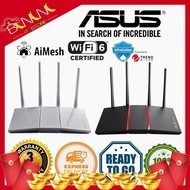 ♚✿▧[Ready Stock] ASUS Router RT-AX55 AX1800 Dual Band WiFi 6 Router AI-Mesh MU-MIMO and OFDMA RT AX5