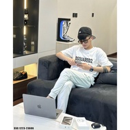 Dsquared2 Cool Street Boy T-Shirt, Beautiful Soft Cotton Men's T-Shirt, Hot Trend Looseshort sleeve 