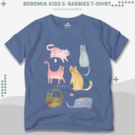 Bobomia Cat Squad I Children's T-Shirt Distro Clothes for Baby Boys and Girls (0-10 Years) - Kids To