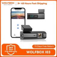 WOLFBOX I03 2K Dash Cam, WiFi, Front Camera, 24H Parking Monitoring, Night Vision DVR