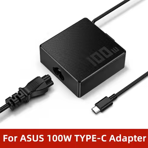 100W 20V5A PD TYPE-C Laptop Power Adapter Charger For ASUS ZenBook 14 14X UX425QA UM425QA Rog Flow Z