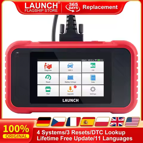 LAUNCH X431 CRP123E OBD2 Car Scanner 3 Resets Engine ABS SRS Transmission Automotive Diagnostic Tool