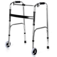 【Protegat】ช่วยเดิน อุปกรณ์ช่วยเดิน พับได้ Adult Walker วอร์คเกอร์ สำหรับผู้สูงอายุ ผู้ป่วย ไม้เท้าพยุงเดิน ไม้เท้า 4 ขา ปรับความสูงได้ วอคเกอร์ 4 ขา