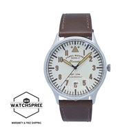 [Watchspree] Fossil Men's Forrester Three-Hand Brown Leather Watch FS5629