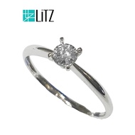 LITZ 18K White Gold Diamond Ring DR150