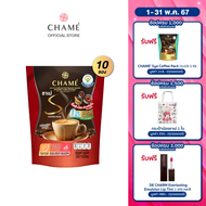 CHAME’ Sye Coffee Pack 3 king (10  ซอง) กาแฟทางเลือกเพื่อสุขภาพ ผสาน 3 สมุนไพรจักรพรรดิ (ถังเช่า เห็ดหลินจือโสม)