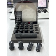 NISMO SHORT / 34 mm / Chromoly Steel Wheel Nut Set / M12 x P1.25 / PN: 40220-RN810