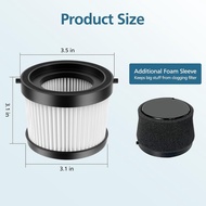 4 Packs DCV501HB DCV5011H HEPA Filter Compatible with DEWALT DCV501HB 20V Vacuum Cordless Handheld V