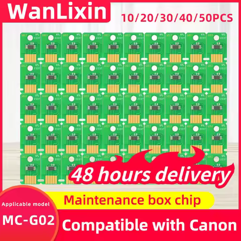 MC-G02 Ink Maintenance Box Tank Chip For Canon PIXMA G2160 G3160 G1220 G2260 G3260 G1420 G2420 G2460