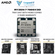 AMD Ryzen 7 7800X3D (TRAY) AM5 Gaming Processor (8-Cores/16-Threads) | AMD RyzenTM 7 7000 SERIES
