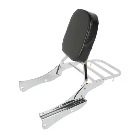 Motorcycle Backrest Sissy Bar Luggage Rack For Honda Shadow Spirit VT750DC 2001-2003 2005-2007