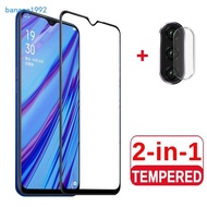 2in1 OPPO A9 A5 2020 กระจกนิรภัย OPPO a1k F11 Pro F9 F7 A7 a5s A3s Reno 10x ซูมเต็มครอบคลุมหน้าจอป้องกันฟิล์มแก้ว