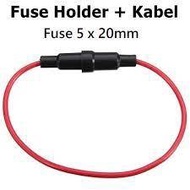 Small Hanging Fuse Holder 5x20mm 5 x 20 mm 5mm 20mm
