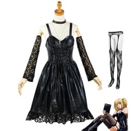 DEATH NOTE Misa Black Dress Costume Cosplay Party Role Play Amine Halloween