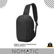 NOMATIC - Navigator Collapsible Sling 6L  Crossbody Bag for Traveling, Biking and Hiking, Small Trav