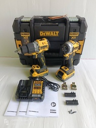 DEWALT ชุดคอมโบ้สว่านกระแทก+ไขควงกระแทกไร้สายไร้แปรงถ่าน 20V SET / COMBO รุ่น DCK2050S2T-B1 รับประกั