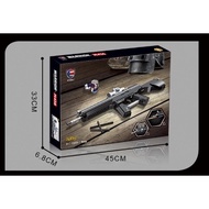 ĐỒ CHƠI LẮP RÁP MÔ HÌNH ĐỘNG RIFLE SCAR-L BLOCK PUBG CSGO CF FREE FIRE CF 70004 VỚI 400+PCS