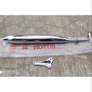 Honda c50 c70 c90 exhaust and exhaust bracket holder