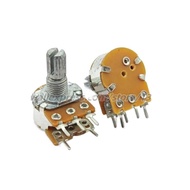 5PCS WH148 16 Type Mono Potentiometer with Switch B5K B10K B20K B50K B100K B500K Amplifier Potentiom
