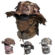 Summer Camouflage Benny Hat Men's Tactical Benny Hat Bucket Hat Dead Leaf Hat Fishing Round Edge Hat