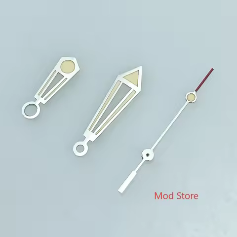 Watch Hands Set for ETA2824 PT5000 ST2130 007 NTTD Style Silver 31mm Dial