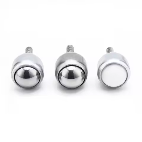 4PCS Ball Transfer Unit Bearing Conveyor Rollers Wheel Nylon/Carbon Steel/304 Stainless Steel Convey