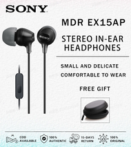 Sony MDR-EX15AP/ MDREX15AP In-Ear Headphone with mic Sony Earphone