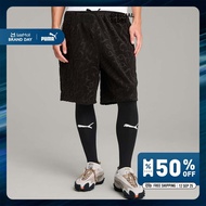 PUMA PRIME/SELECT - กางเกงขาสั้น PUMA x ARIES ARISE Towelling  สีดำ - 63161701