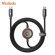 Mcdodo Type C To Type C +Wireless Charger 2-in-1 Cable For iPhone 15 series/iPad/MacBook 3A 60W PD F