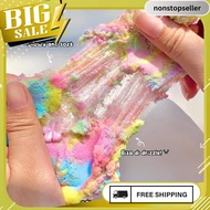Rainbow Cloud Slime By Slime Bintaro || Premium Slime || Cloud Slime || Cloud Slime Super Soft And D