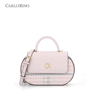 Carlo Rino Charmaine Top Handle Bag - Light Pink