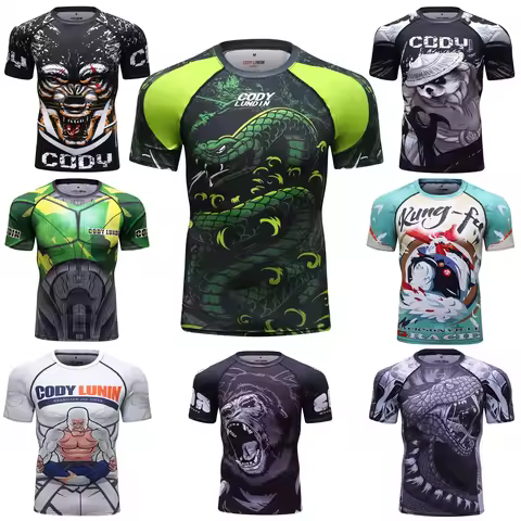 Sportswear Bjj Rash Guard Grappling Brazilian Jiu Jitsu Adults Mens Nogi No Gi Bjj Jiu Jitsu MMA Ras