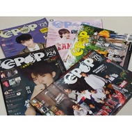 ♠ACE♠ Epop magazine with poster 721 724 725 728 729 王俊凯 / 易烊千玺 / UNINE / Monsta X / BTOB