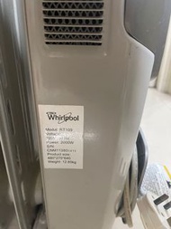 Whirlpool 惠而浦充油式電暖爐RY-109