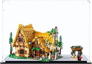Acrylic Display Case for Lego Disney Snow White and the Seven Dwarfs Hut 43242/76419/10359/72037, Du