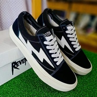 SEPATU VANS MOTIF PETIR STORM OLD SKOOL ERA SK-8 HITAM LOGO PETIR PUTIH