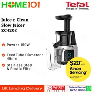 Tefal Juice N Clean Slow Juicer ZC420E
