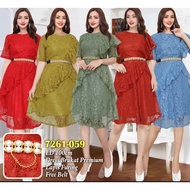 Mamabebe lace dress 7261 many colors can be uniform