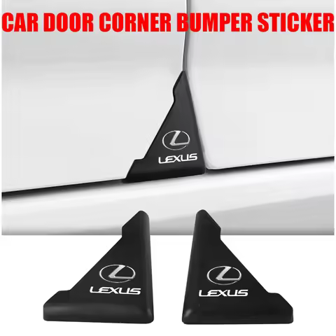 2/4Pcs Car Door Corner Cover Bumper Crash Scratch Protector Stickers Accessories For Lexus LS LC IS3
