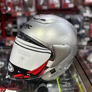 ARC RITZ  Helmet Modern Silver Ready Stock Sirim Approved