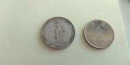 1907英國銀幣一枚。5元平郵