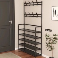 Clothes rack shelf shoe rack ikea shoe rack cabinet Shoe rack shelf multi-layer household floor all-in-one shoes bedroom living room hanging bag door storage storage simple