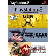 🔥PS2 Games CD DVD 🔥PS2   WILD WEST COLLECTION 3 IN 1 ( RED DEAD REVOLVER,GUN,SAMURAI WESTERN), Dvd g