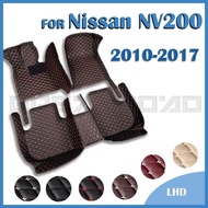 RHD Car Floor Mats For Nissan NV200 2010 2011 2012 2013 2014 2015 2016 2017 Custom Auto Foot Pads Ca