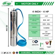 MOTORCYCLE WATER PUMP ONLY 4 INCH SATELLITE PUMP 4 hp - 220V - 3KW - SUBMERSIBLE PUMP