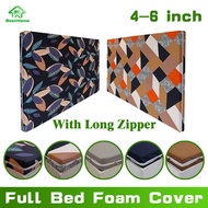 Uratex Foam Cover Full Cover with Zipper Semi Single to King Size Waterproof Bed Foam Cover 4 and 6 inches Full Foam Cover