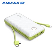 ORIGINAL Pineng PN-959 20000Mah PowerBank 3 Output Built In Cable PN959 PN 959